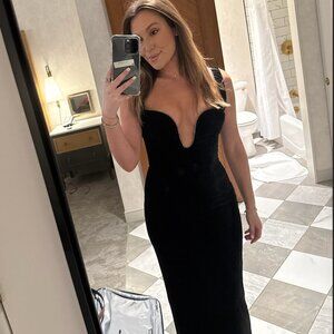 Brooklyn Velour Midi Dress